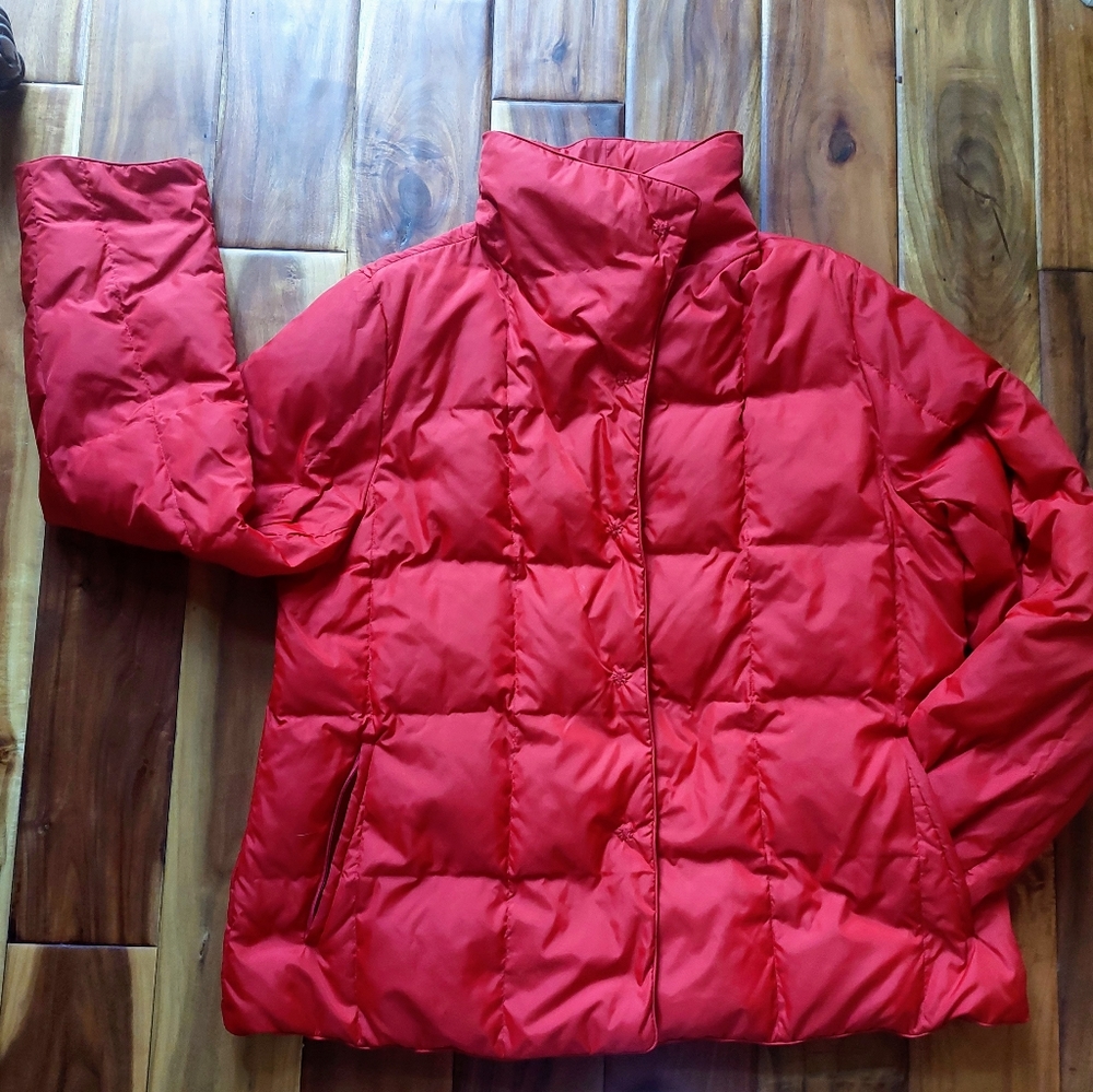 EILEEN FISHER PUFFER reversible jacket sz L